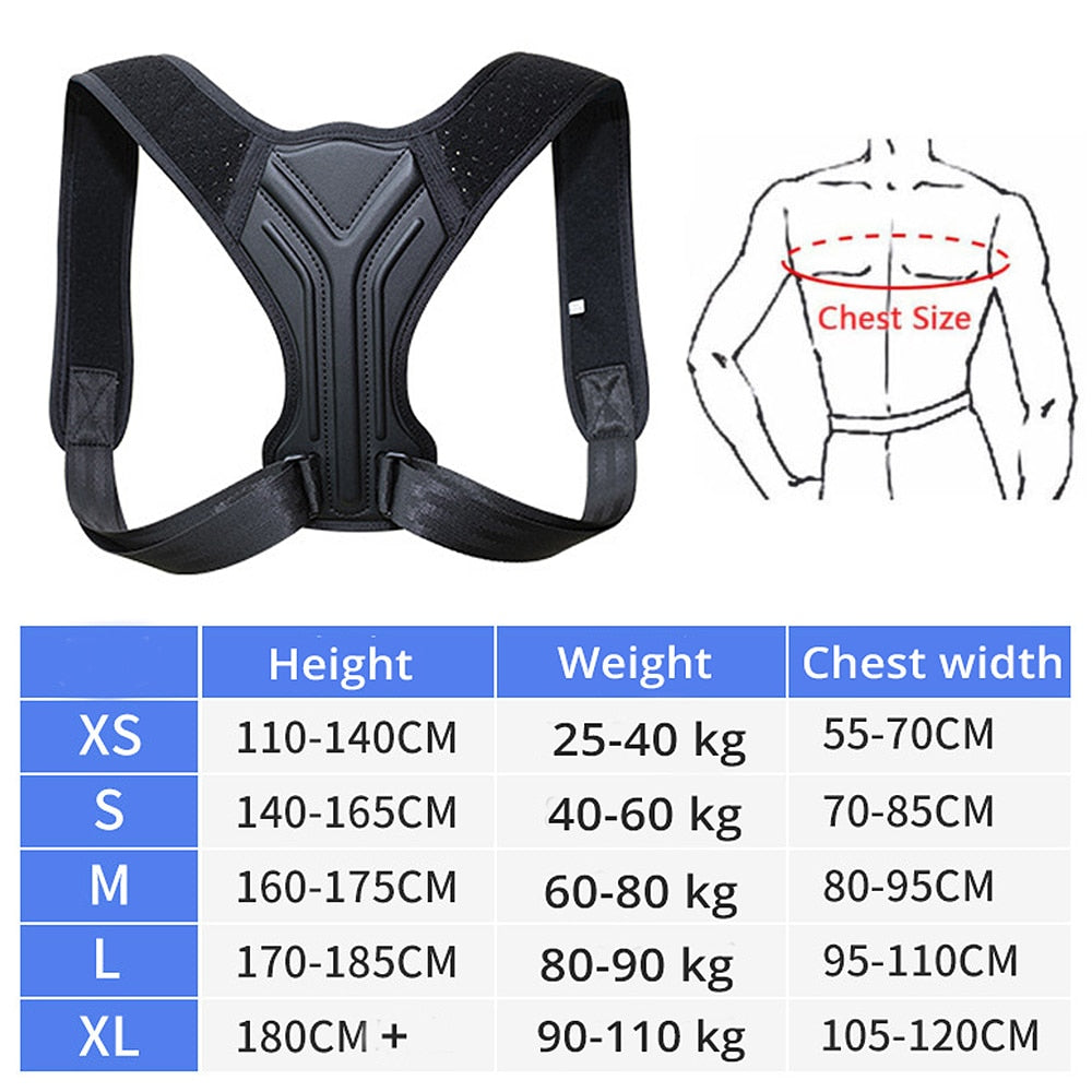 Adjustable Shoulder And Back Brace